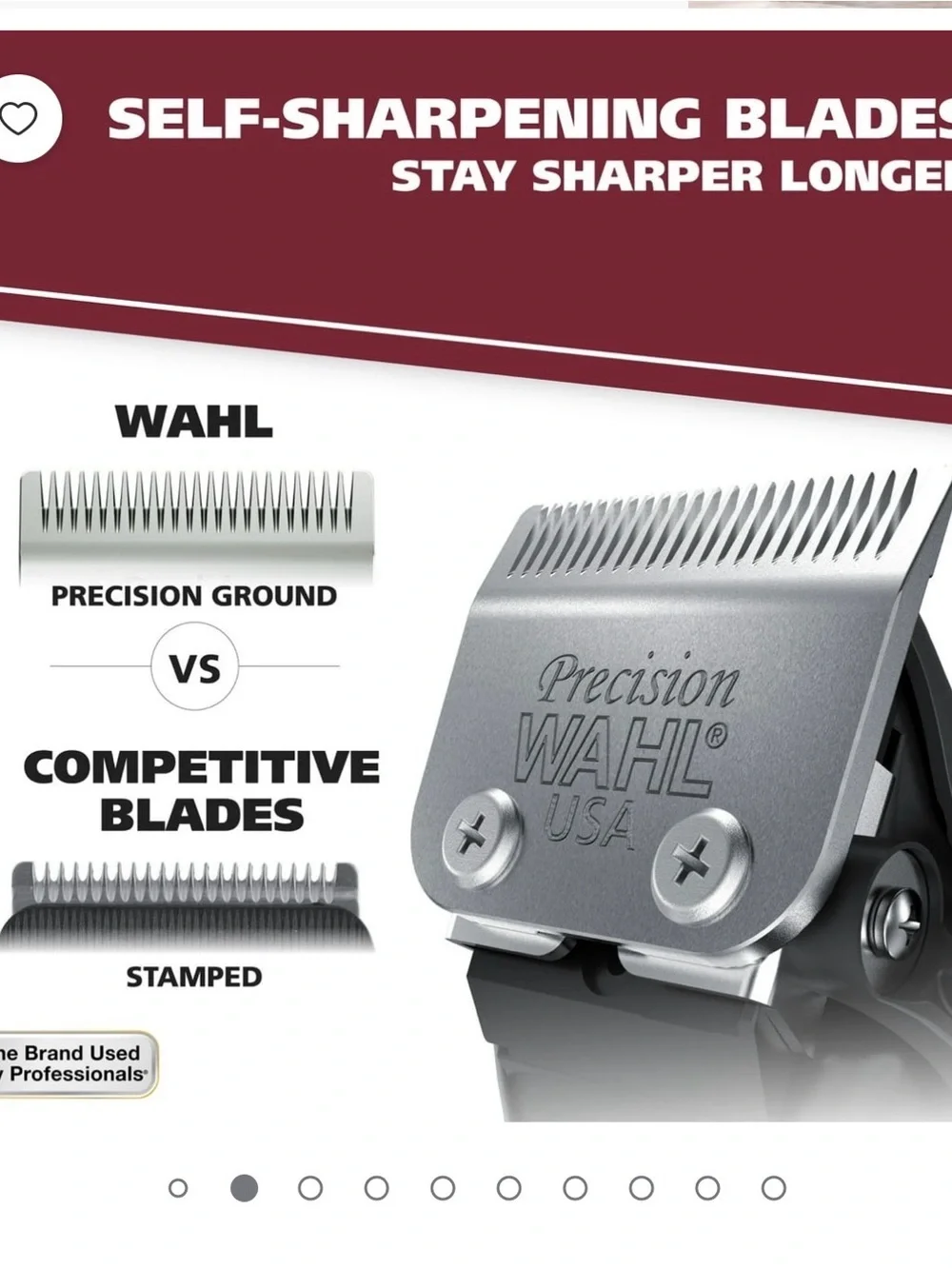 WAHL Color Pro+ Corded Hair Clipper Kit - White & Black NEW